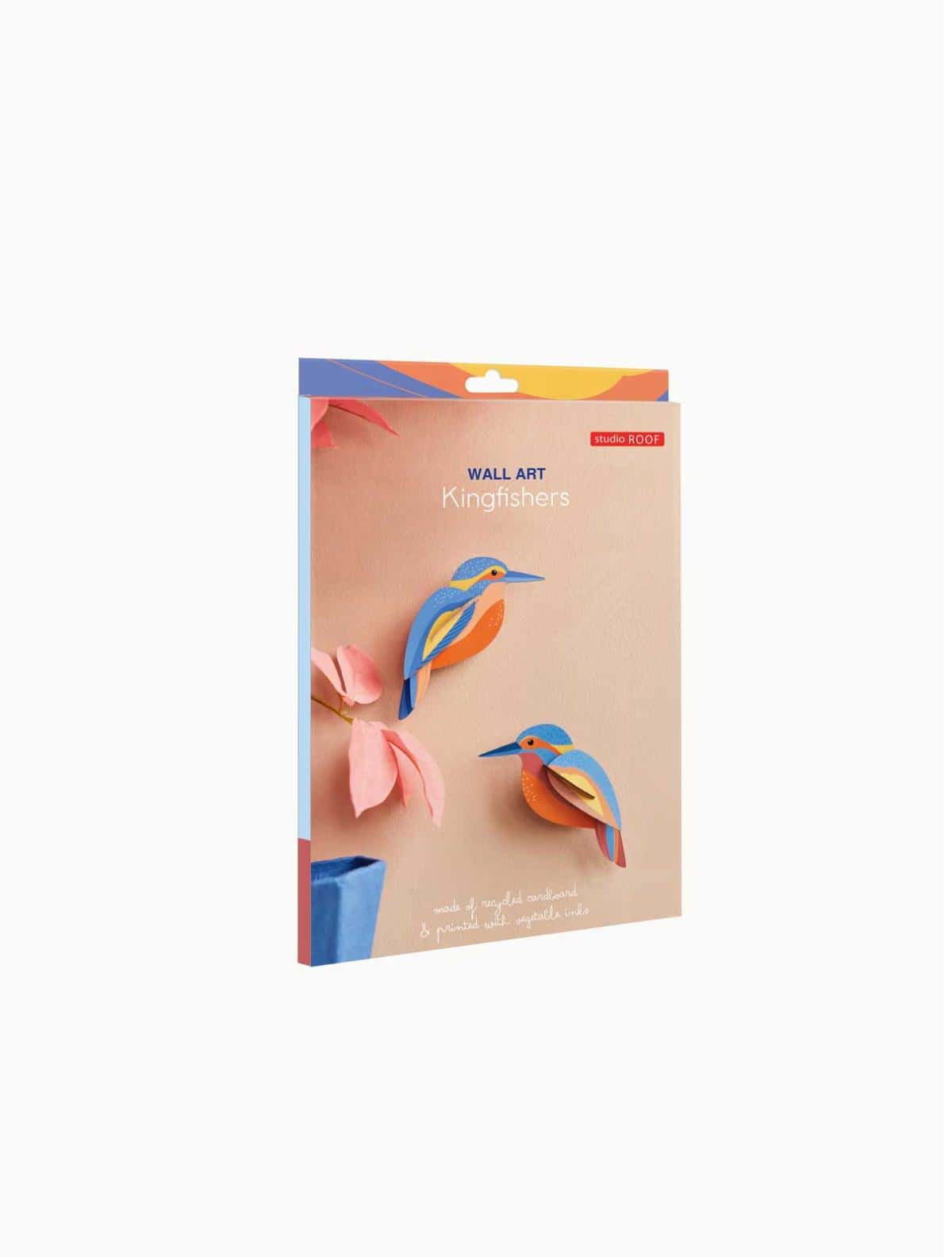 Veggdekor medium, Kingfisher 2 stk