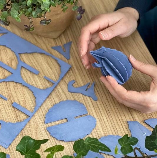 Pinnsvin, 8 cm - blålilla