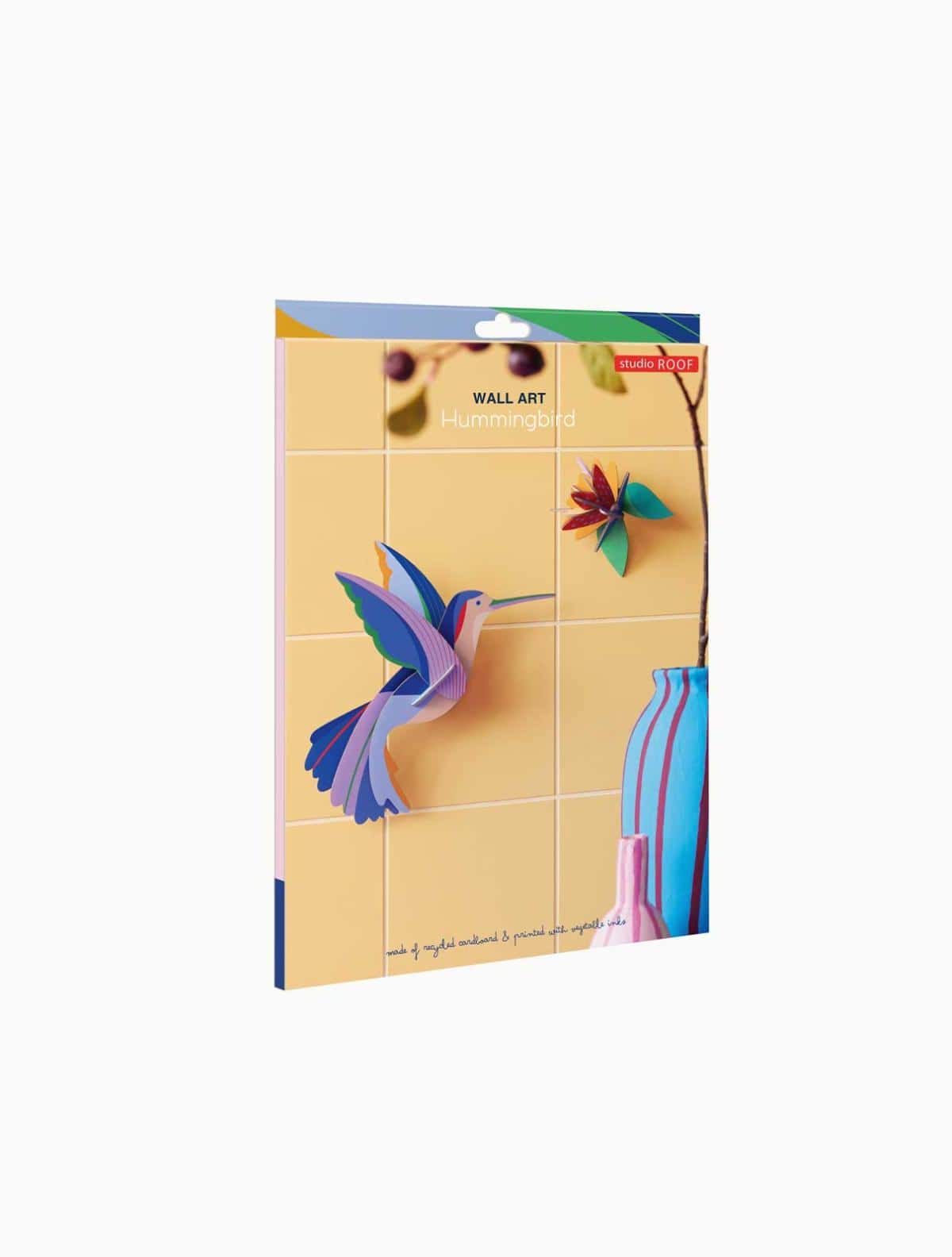 Veggdekor, stor - Hummingbird