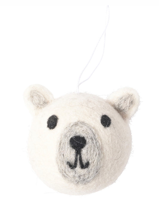 Figur med oppheng, isbjørn