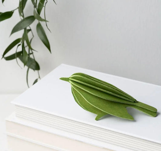 Fugl, 12 cm - grønn