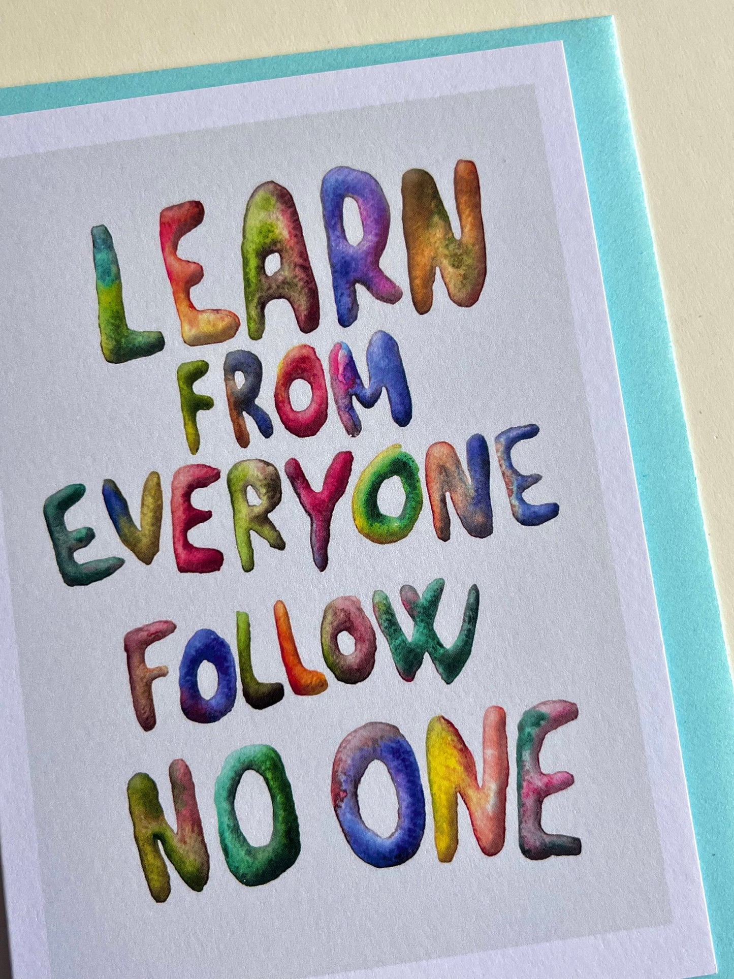 Kort, Follow no one