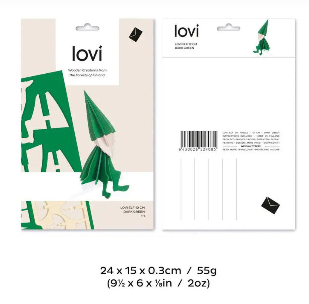 Smånisse med skjegg, Medium rød - 12 cm