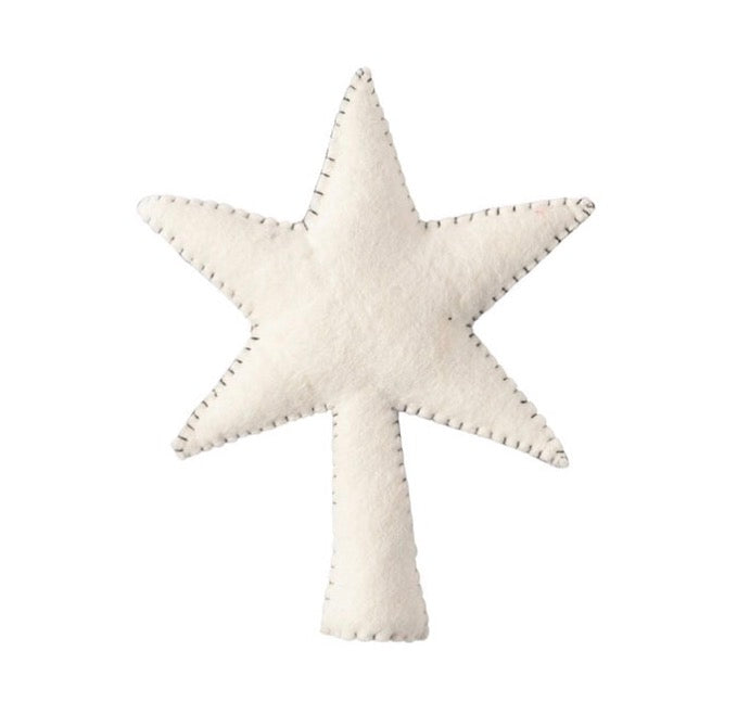 Julestjerne til toppen av juletreet