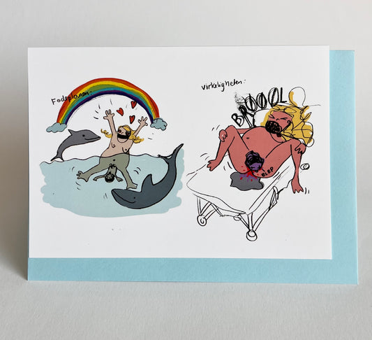 Kort, fødeplanen vs virkeligheten