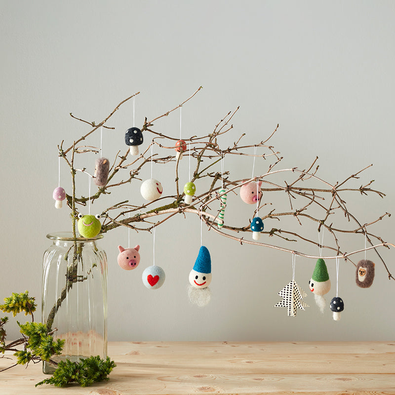 Julekule i ullfilt, frosk