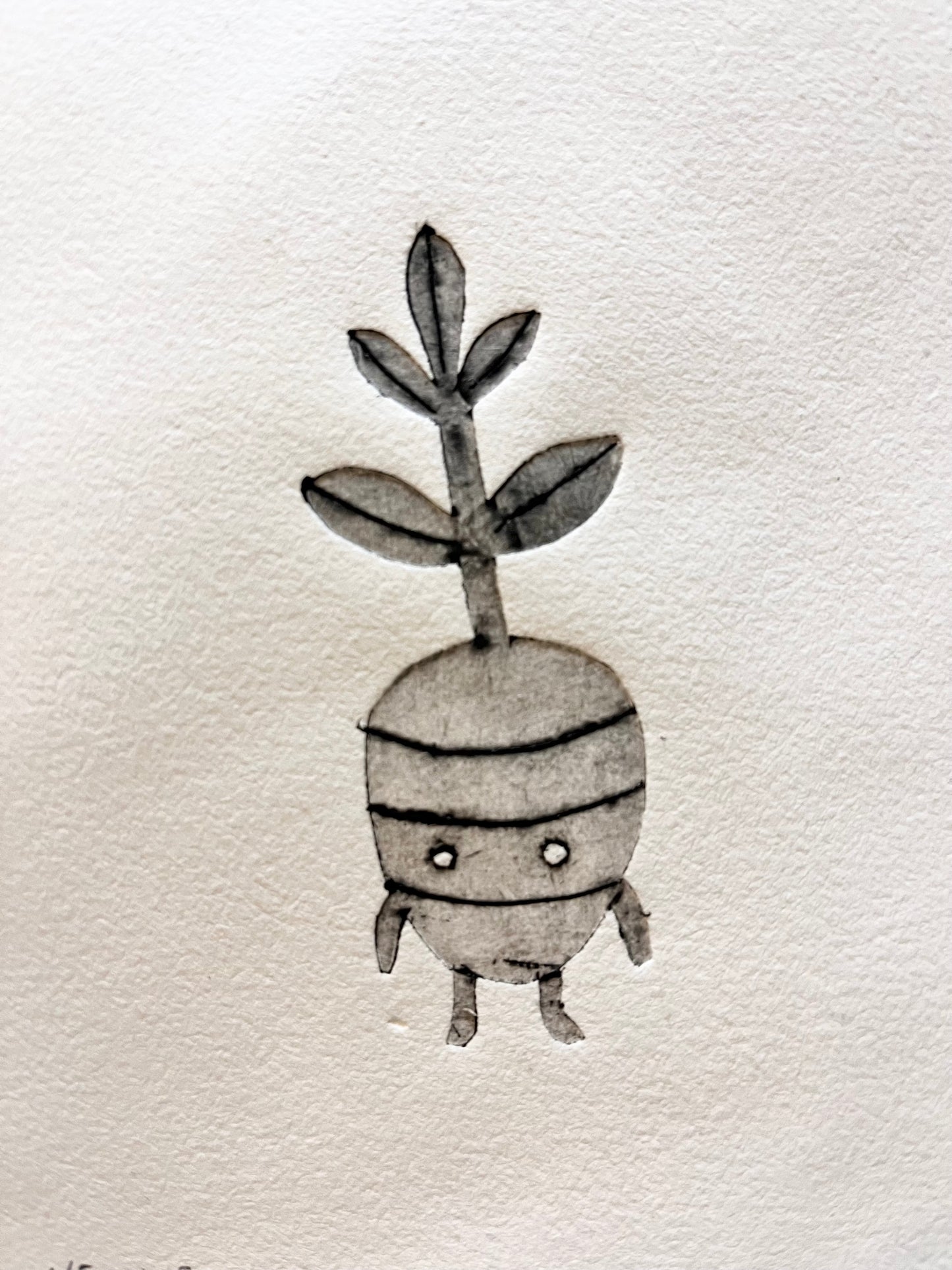 Grafikk, lite dyptrykk - «spire»