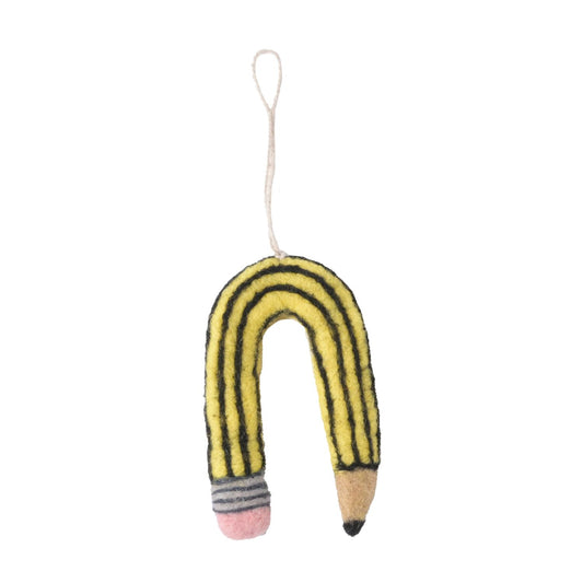 Julekule i ullfilt, blyant