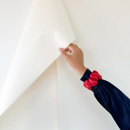 Armbånd i taguanøtt, rød