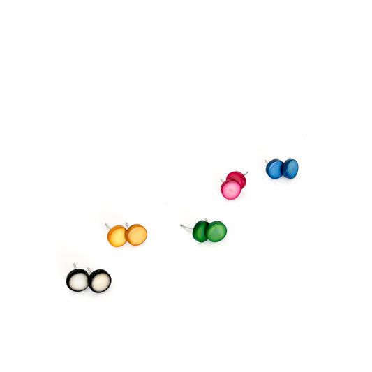 Eclipse Øredobber i taguanøtt, gul