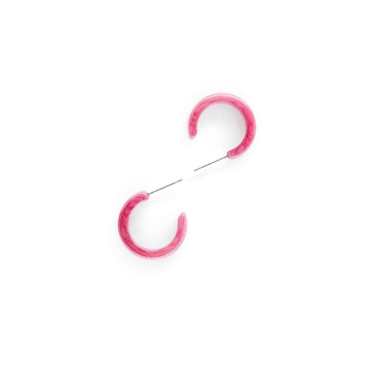 Mini Half Moon Øredobber i taguanøtt, Sukkertøy