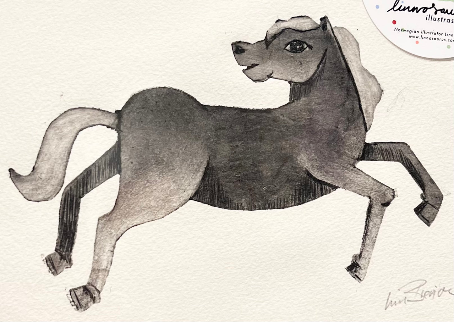 Grafikk, lite dyptrykk - «Svarten»