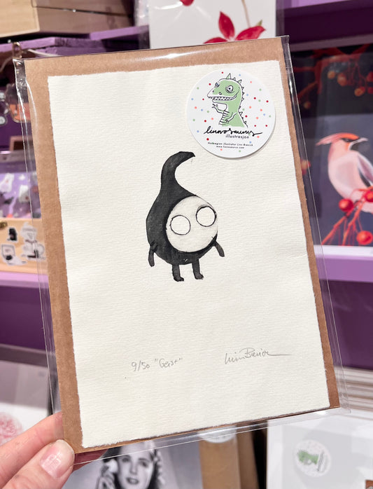 Grafikk, lite dyptrykk - «geist»