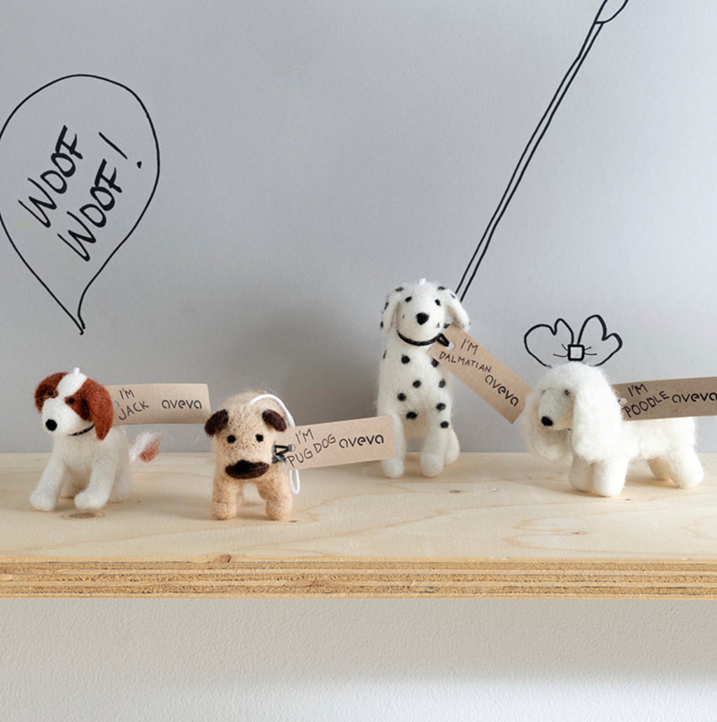 Figur med oppheng, Mops