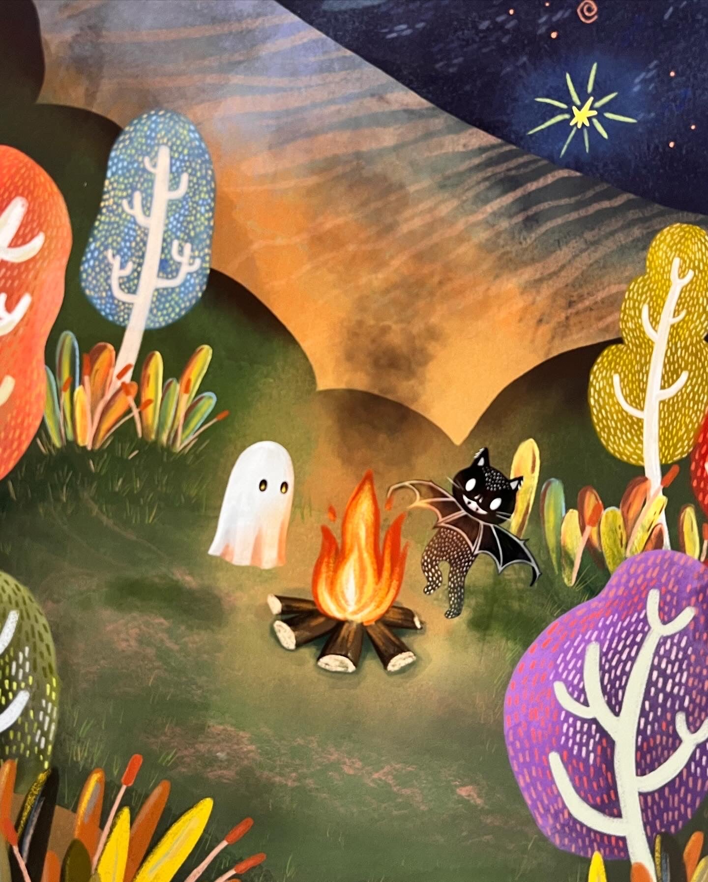 Trykk, «Leirbål», A4-format