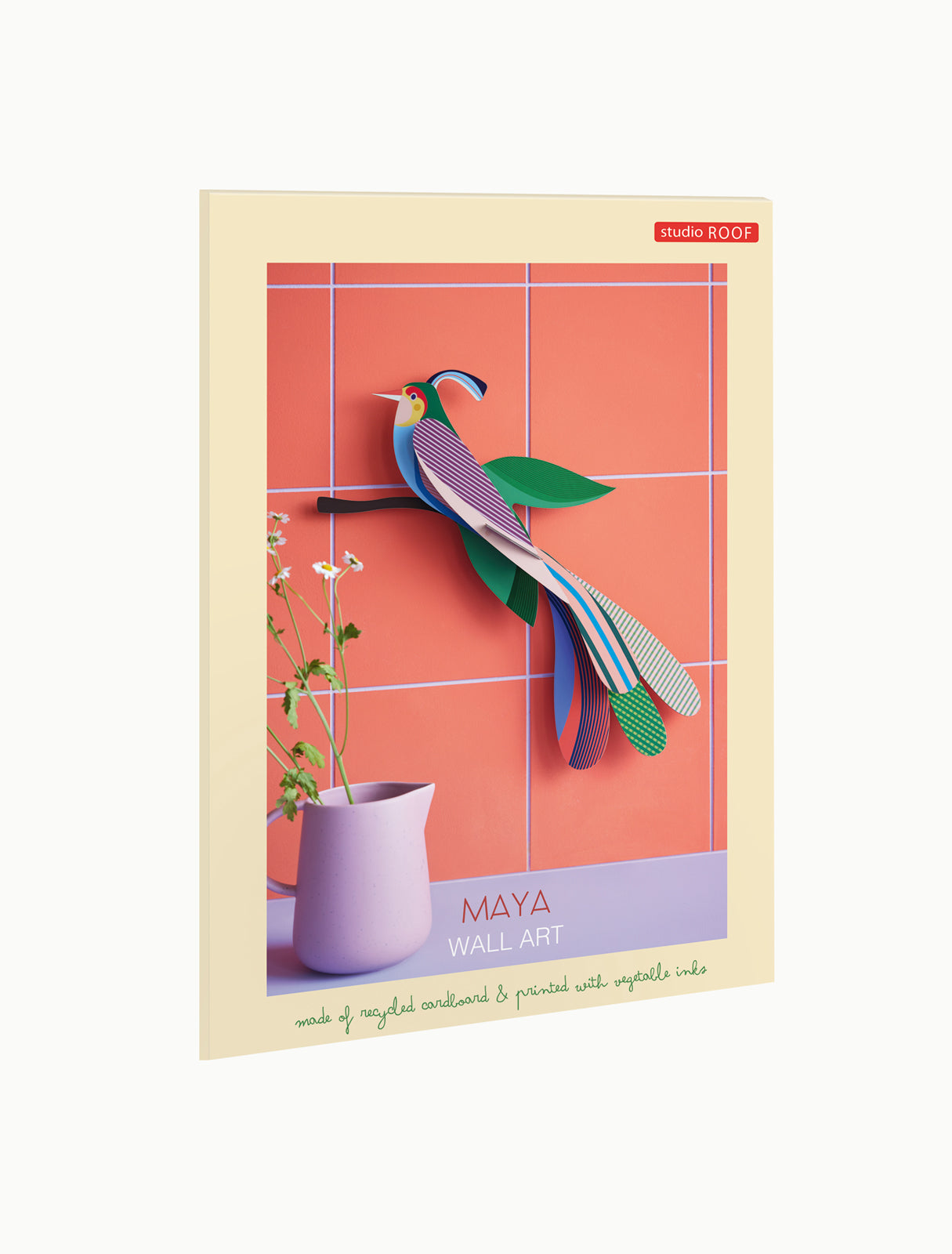 Veggdekor - Ekstra stor fugl Maya