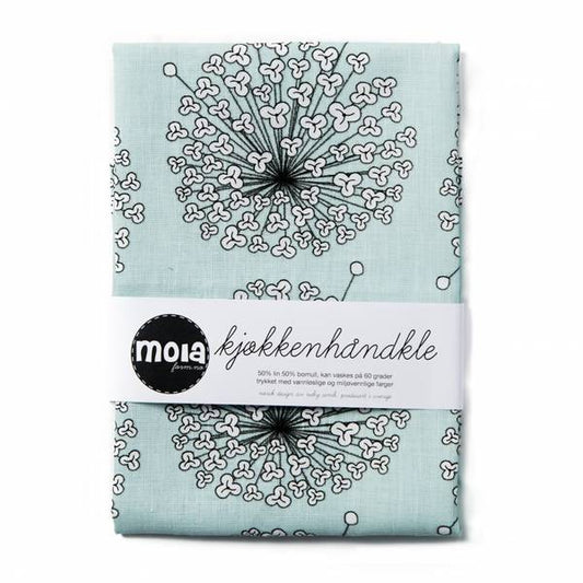 Kjøkkenhåndkle, Blomst - mint