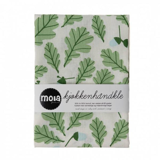 Kjøkkenhåndkle, Eik - grønn