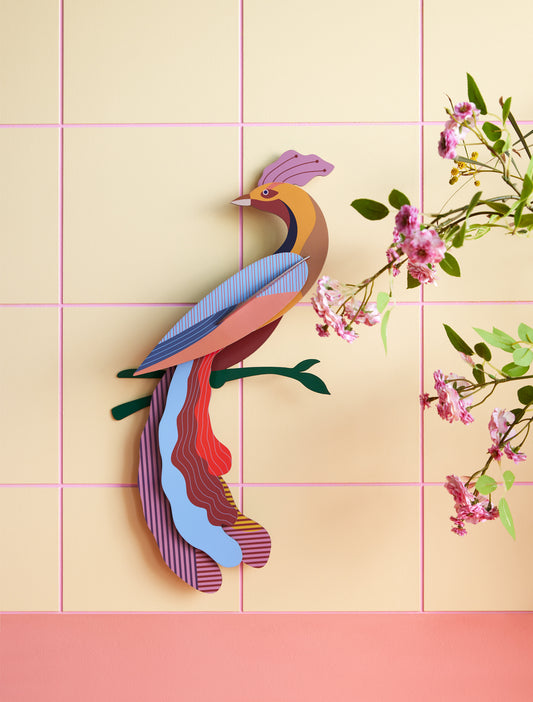 Veggdekor - Ekstra stor fugl Nusa