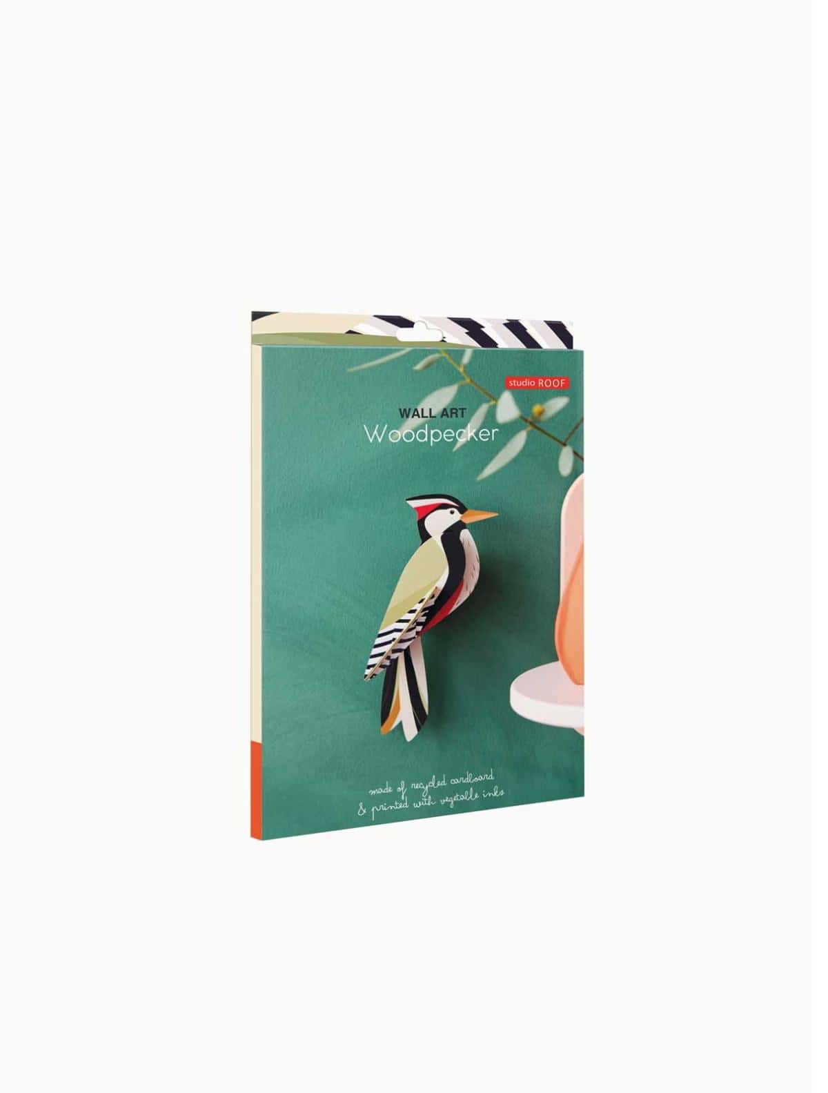 veggdekor medium, hakkespett