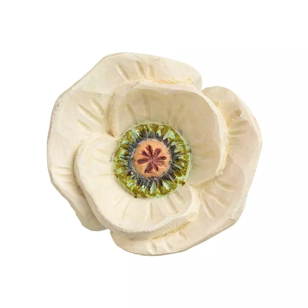 Møbelknott, hvit valmue