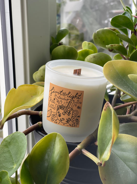Chai latte håndlagde duftlys