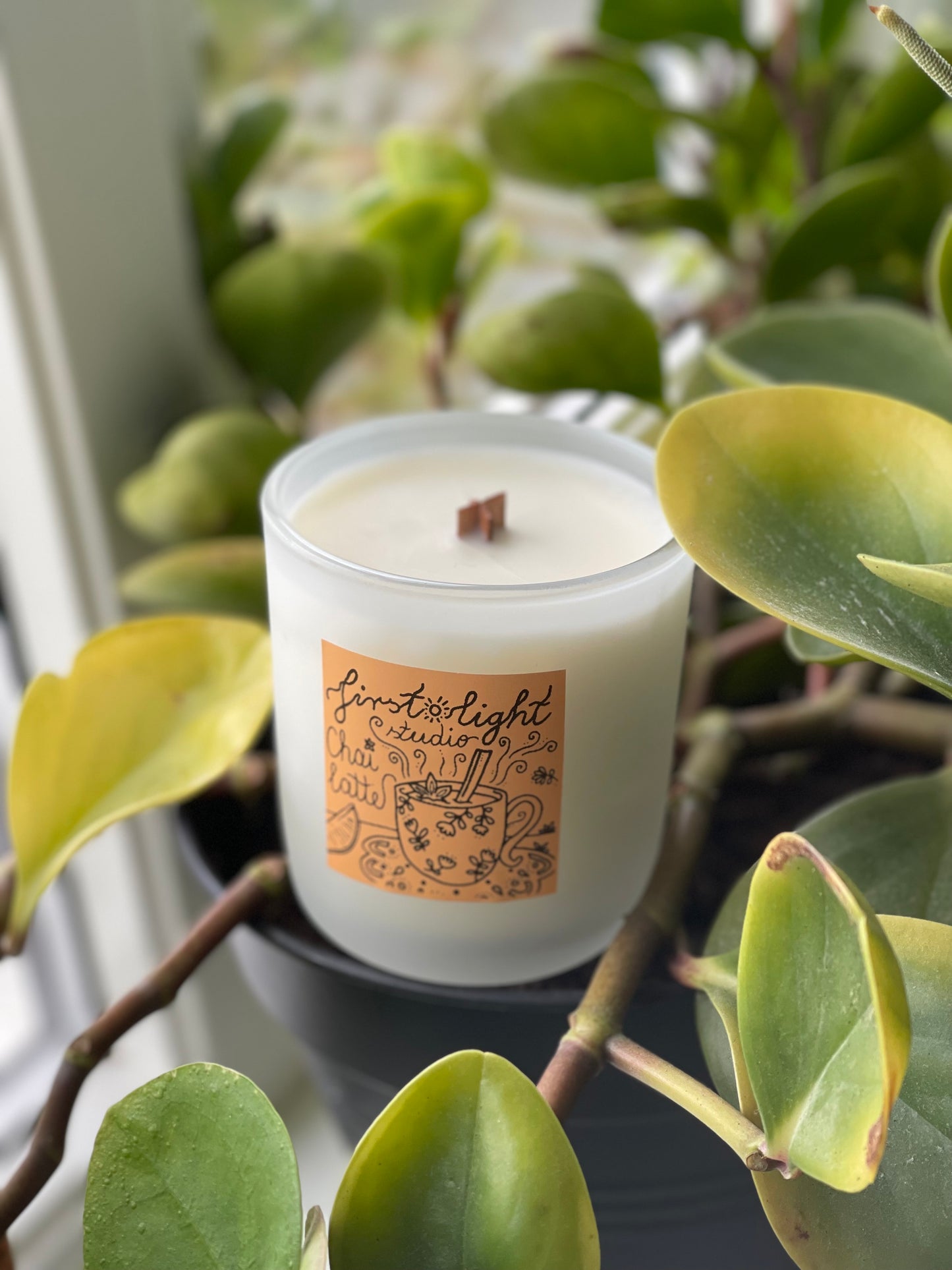 Chai latte håndlagde duftlys