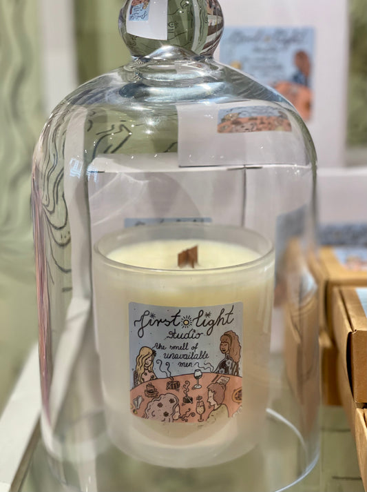 "The smell of unavailable men" håndlagde duftlys