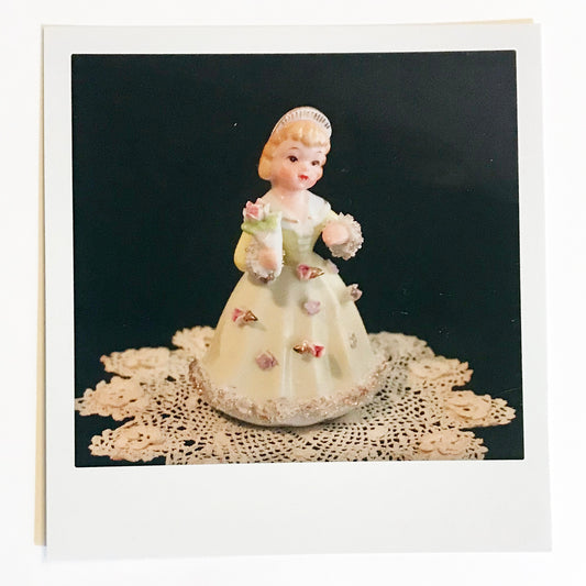 Polaroidkort - Porselensfigur