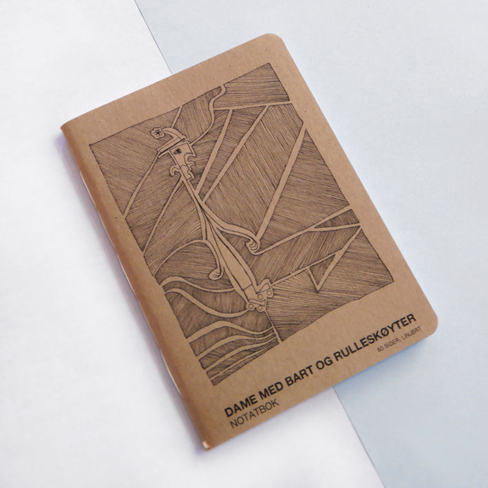 Liten notatbok –"Dame med bart og rulleskøyter"