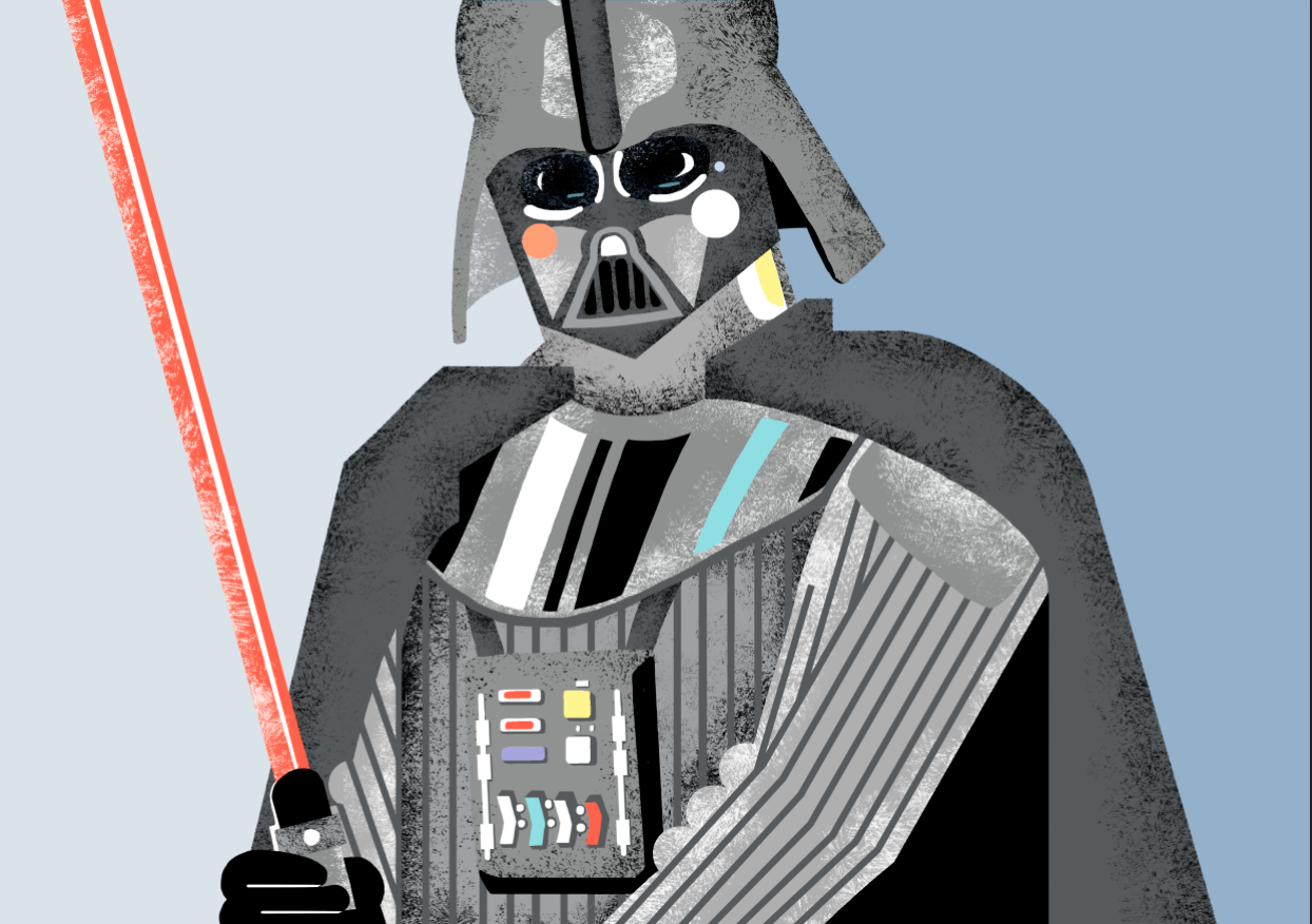 Trykk, Darth Vader, A3-format
