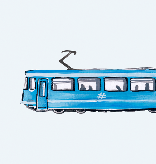 Trykk, Oslo-trikken, A3-format