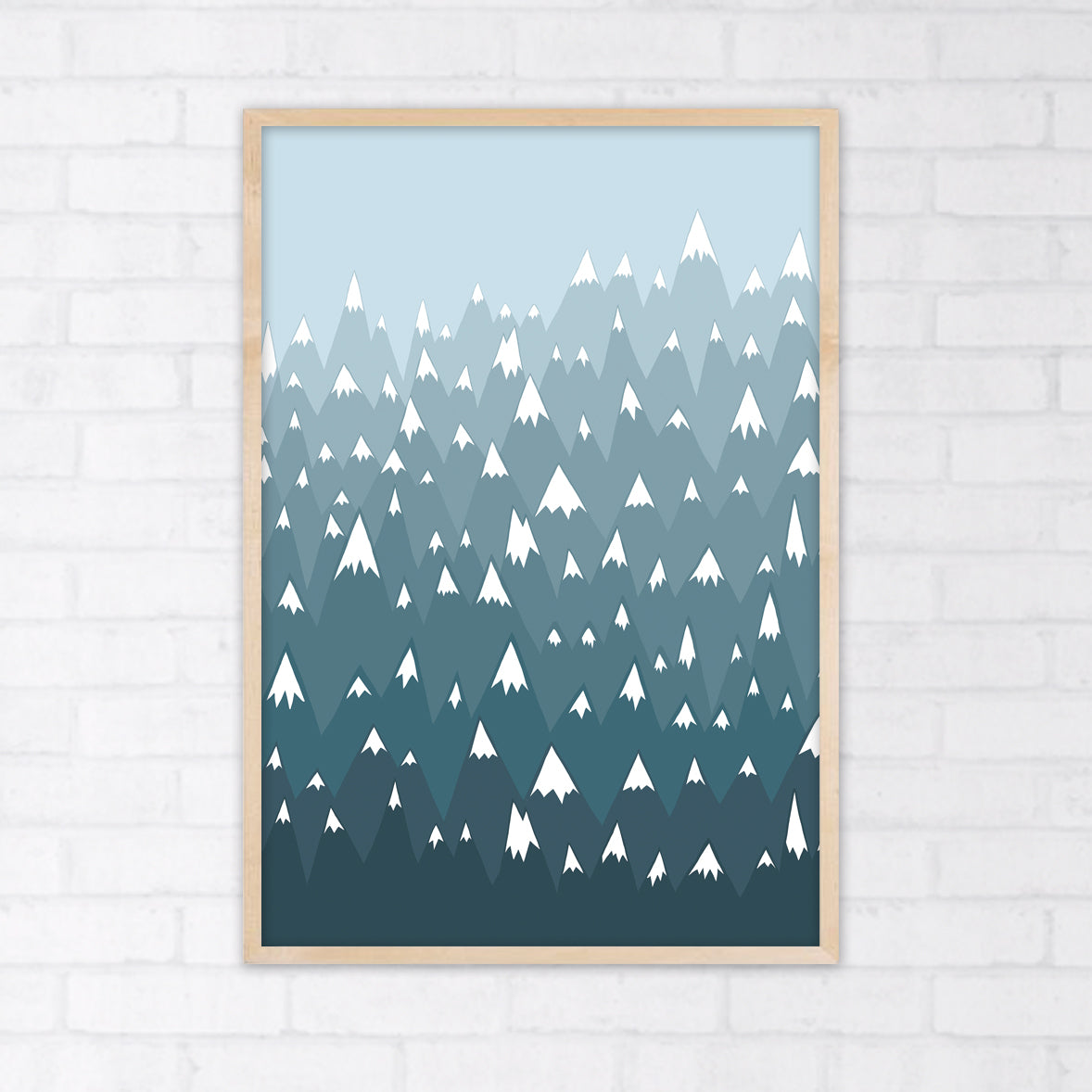 Trykk, Alpene, A3-format