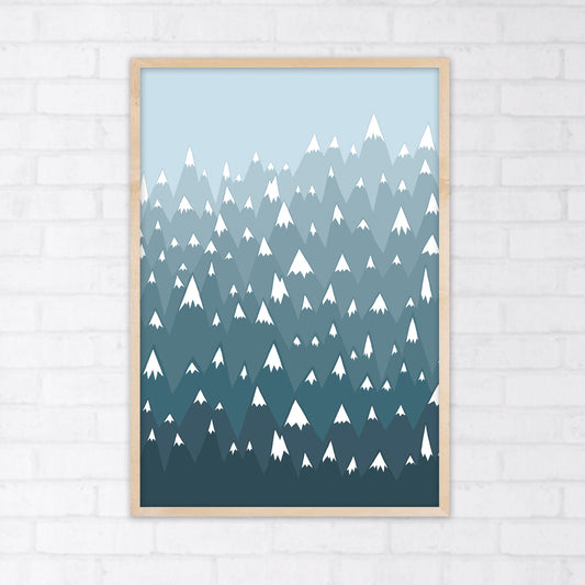 Trykk, Alpene, A3-format