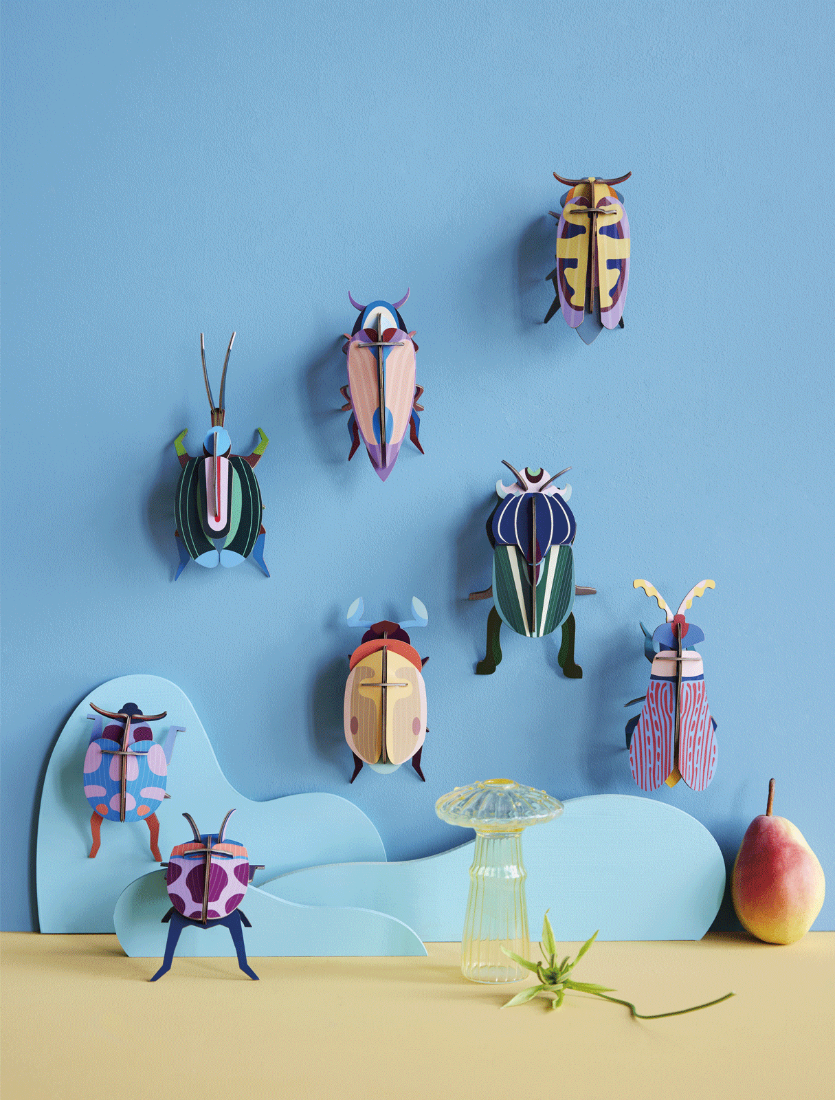 Veggdekor - Liten, Mimela Scarab Beetle