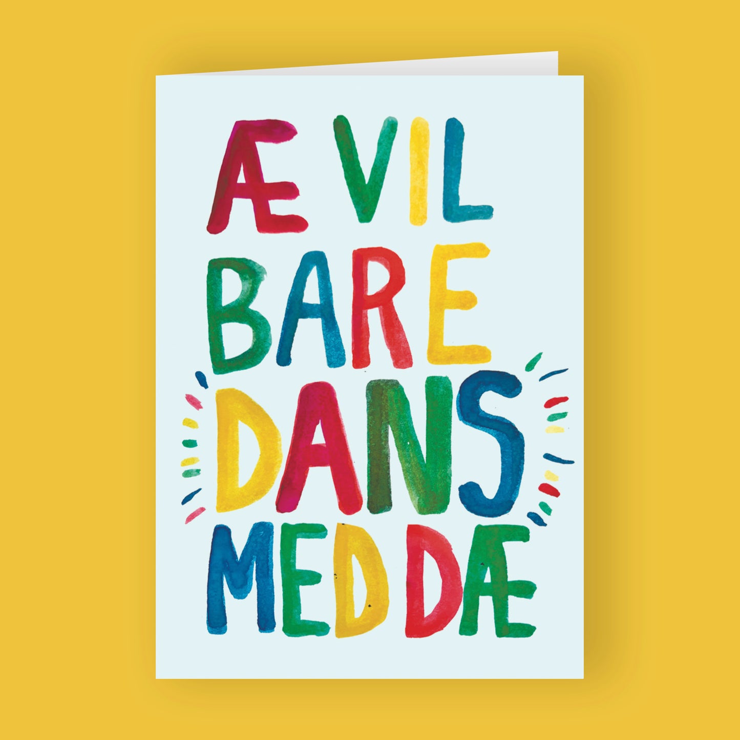 Kort, Æ vil bare dans