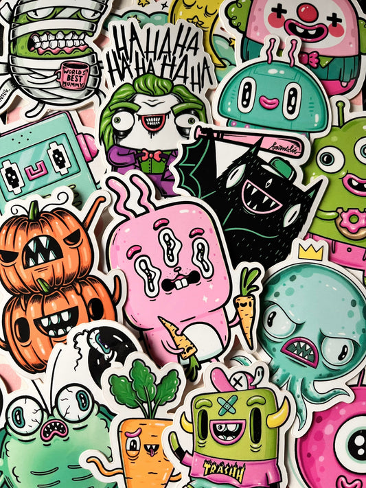 Klistremerke - Måne