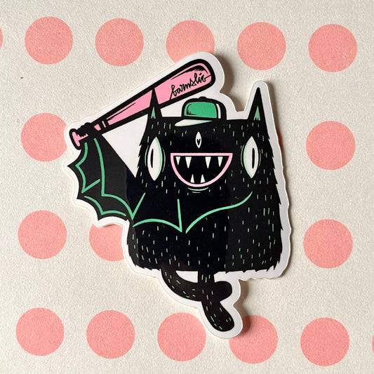 Klistremerke - Flaggermus