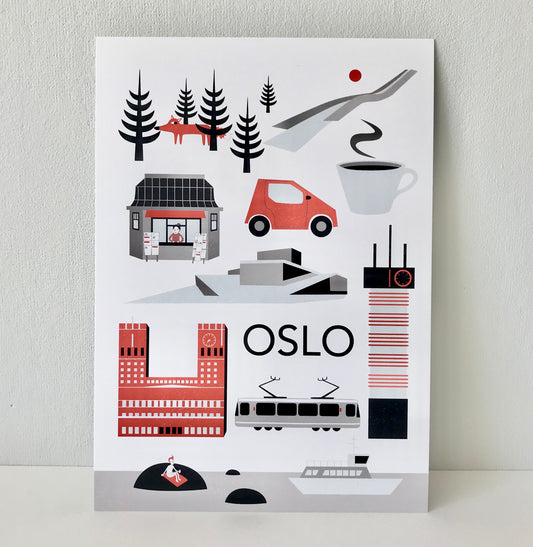 Stort postkort, Oslo