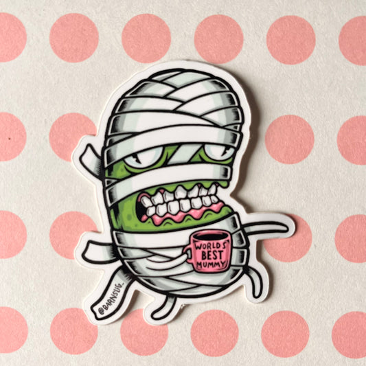 Klistremerke - Mumie