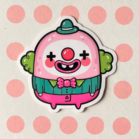 Klistremerke -  klovn