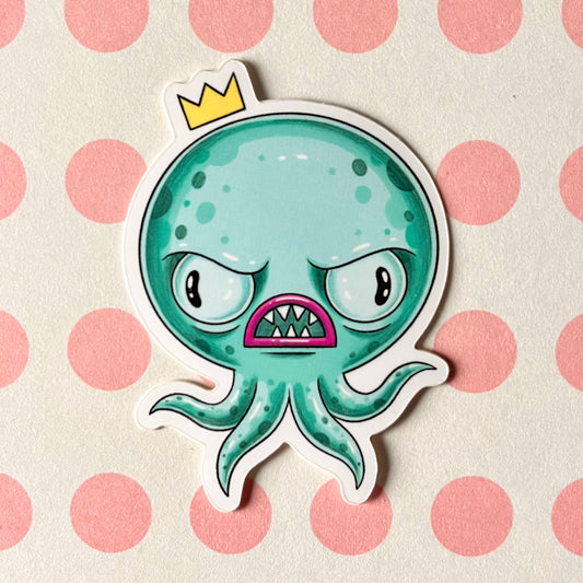 Klistremerke - Sint blekksprut