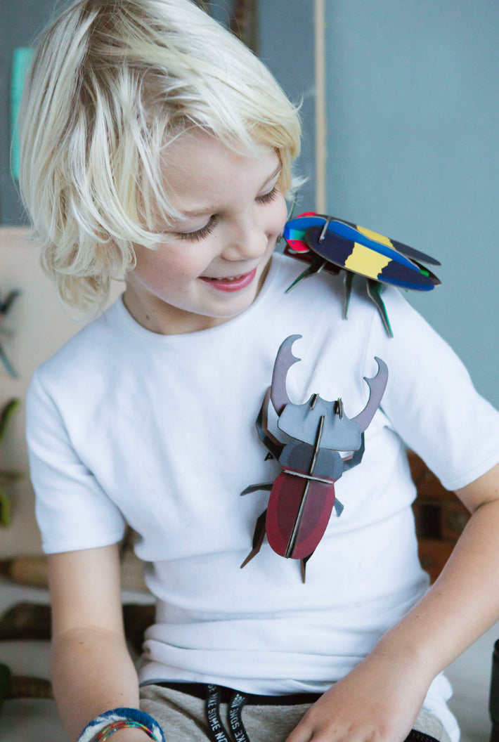 Veggdekor liten, Stag Beetle