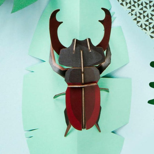 Veggdekor liten, Stag Beetle