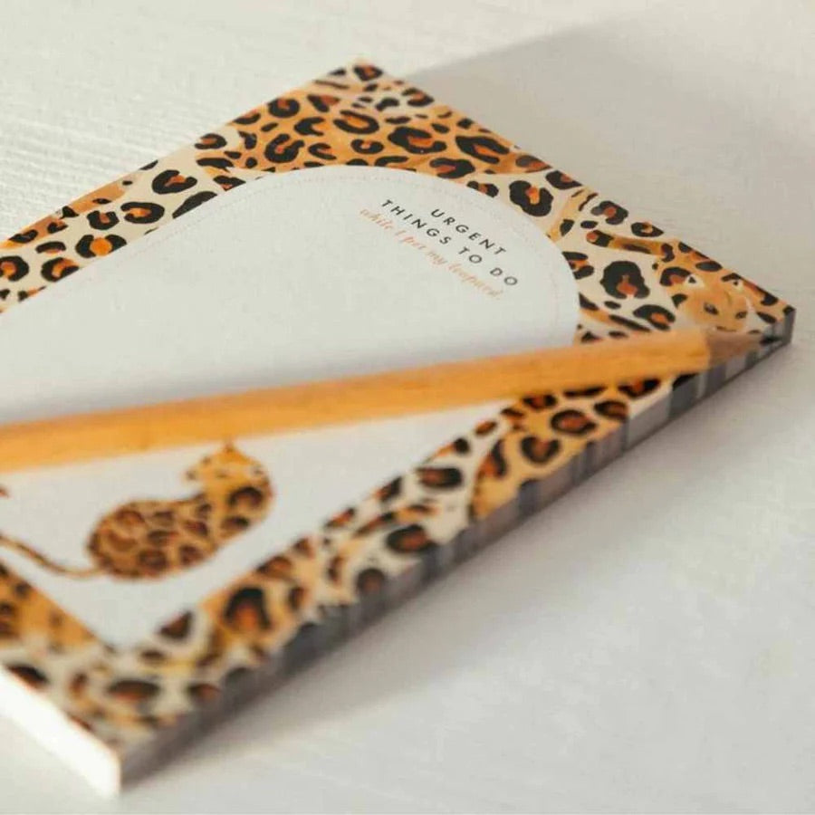 Notatblokk, leopard