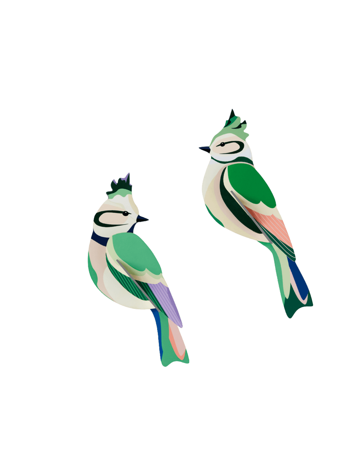 Veggdekor medium, «Forest crests» 2 stk