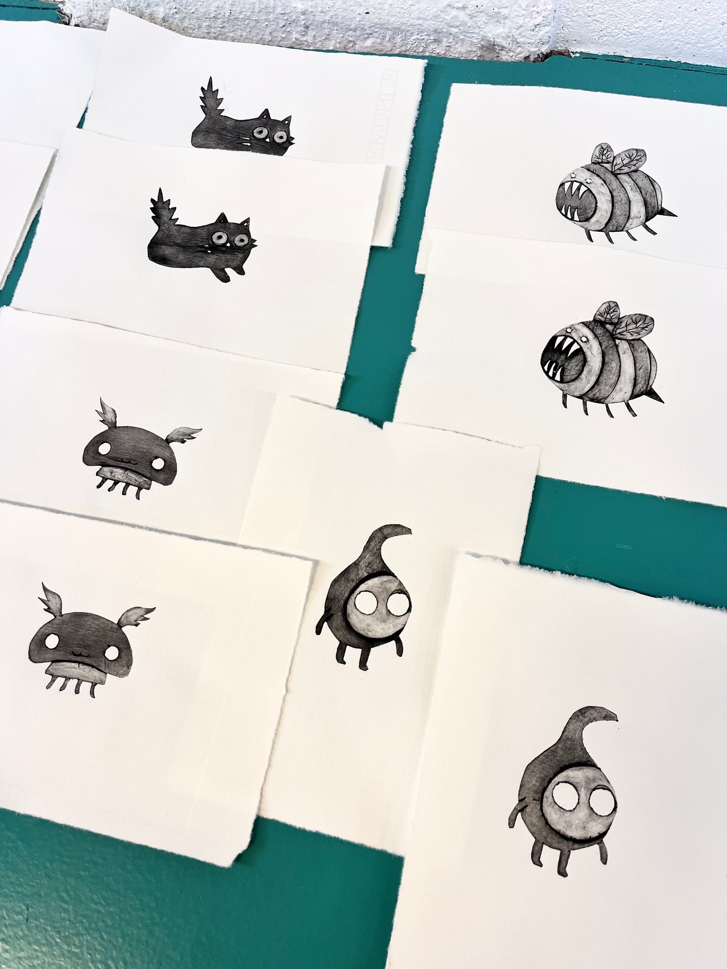 Grafikk, lite dyptrykk - «geist»