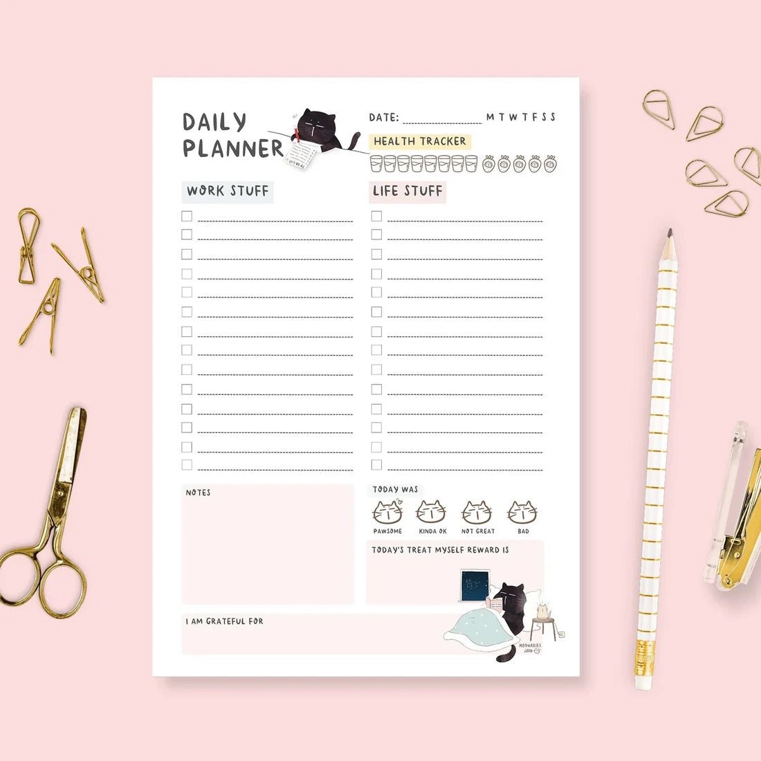 Notatblokk, daily planner