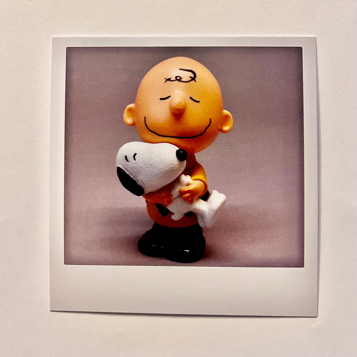 Polaroidkort - Charlie og Snoopy