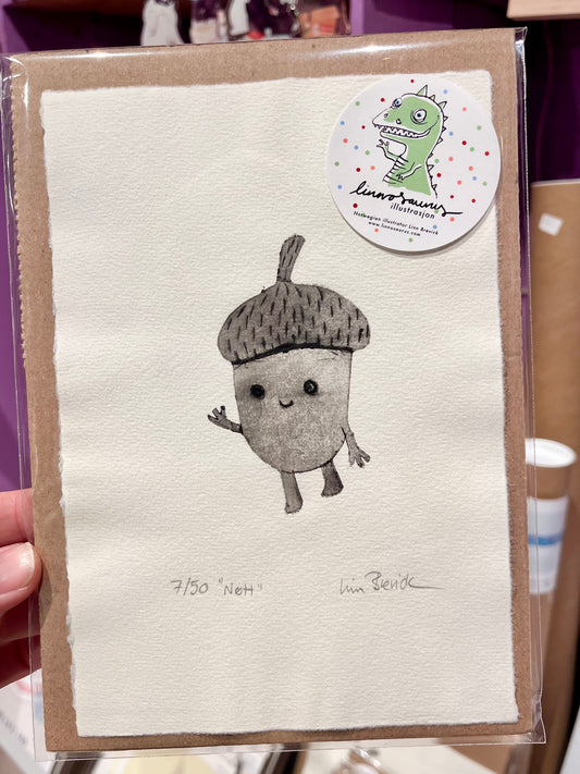 Grafikk, lite dyptrykk - Nøtt